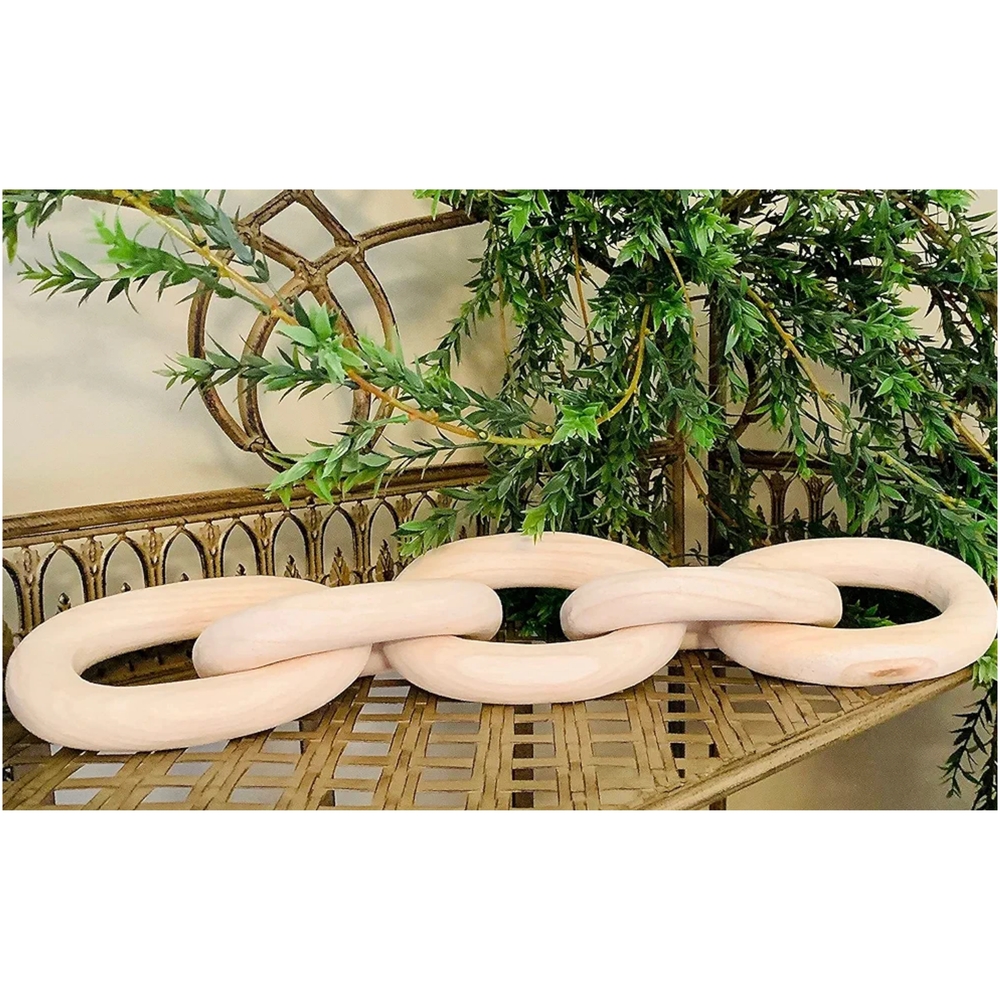 Wood Chain Link Home Decor - Picture 9 of 9